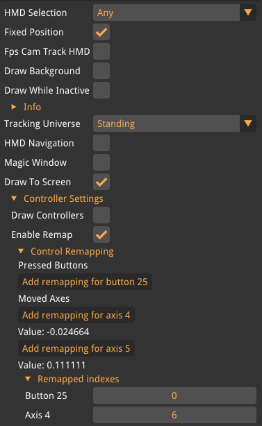 hmd controller remap