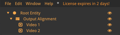 output alignment