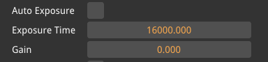 video inputs auto exposure disabled