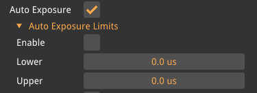 video inputs auto exposure